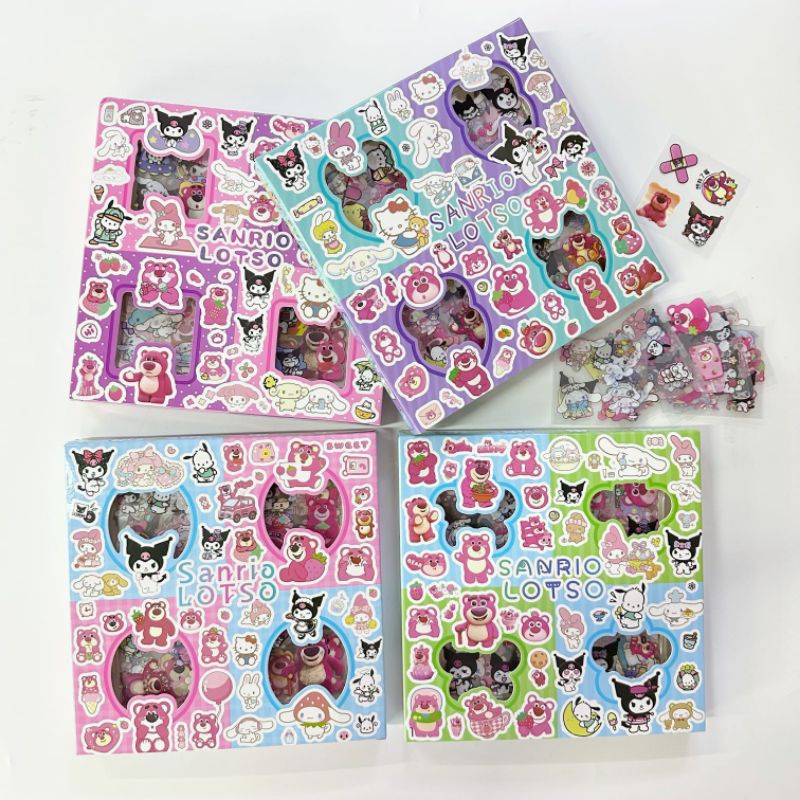 Jual Sticker Lucu Mainan Anak Lotso Sanrio Stiker Viral Label Hp Buku ...