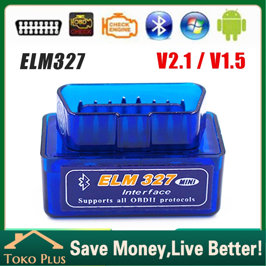 Jual ELM327 Bluetooth OBD2 ELM 327 Mini OBD OBD2 Bluetooth Wireless Car Scanner V1 5 V2 1 Alat