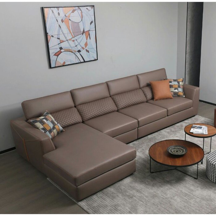 Jual PROMO BIG SALE Sofa Kulit Mewah / Sofa Ruang Tamu / Sofa Set