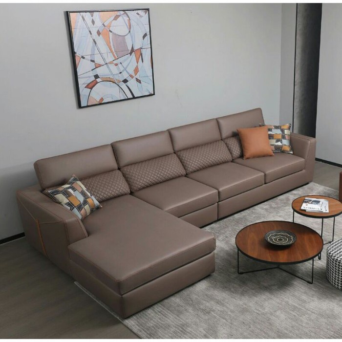 Jual PROMO BIG SALE Sofa Kulit Mewah / Sofa Ruang Tamu / Sofa Set ...