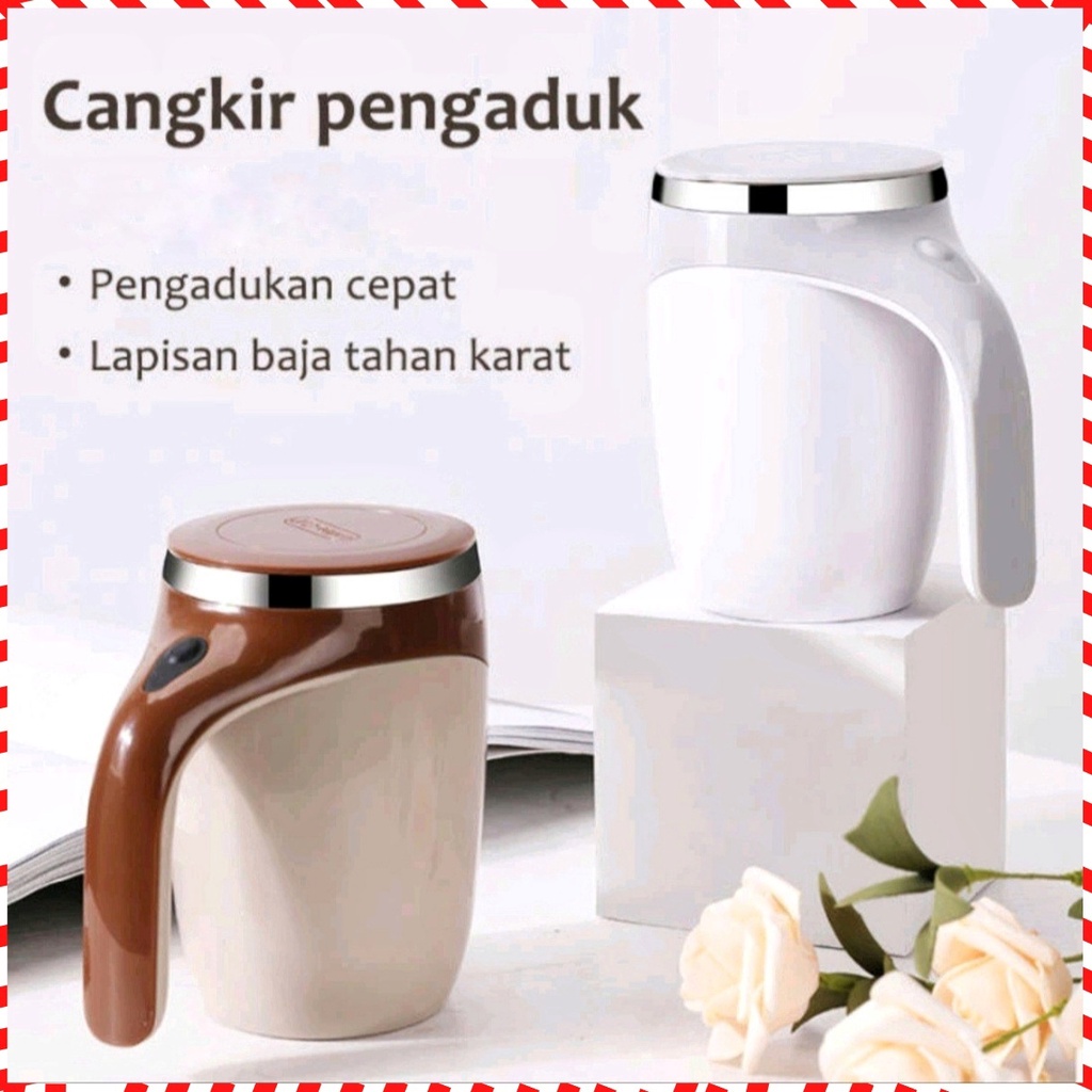 Jual Gelas Pengaduk Otomatis Mug Pengaduk Susu Kopi Teh Shopee Indonesia 6803