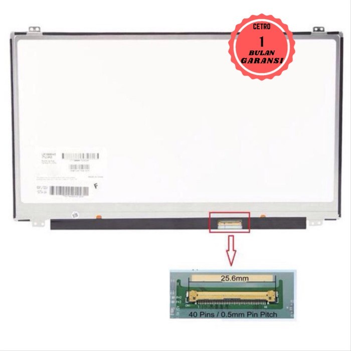 DALLE ECRAN LED 15,6 type AUO B156XW02 V.6 H/W:0A F/W:1 pour portable