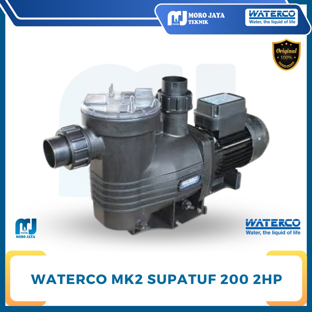 Jual Pompa Kolam Renang Waterco MK2 Supatuf 200 2HP Pompa Swiming Pool ...
