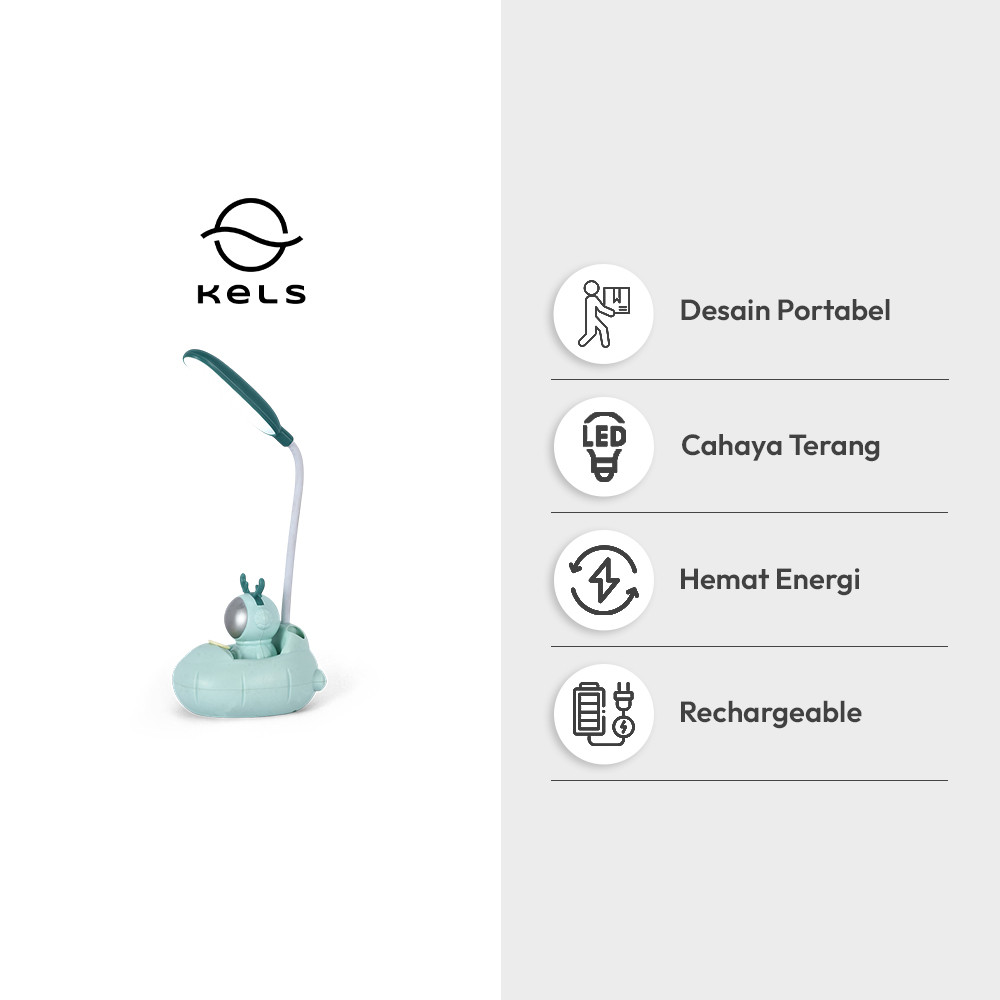 Jual Informa Cosmos Lampu Meja Portable - Hijau Multifunctional Table ...