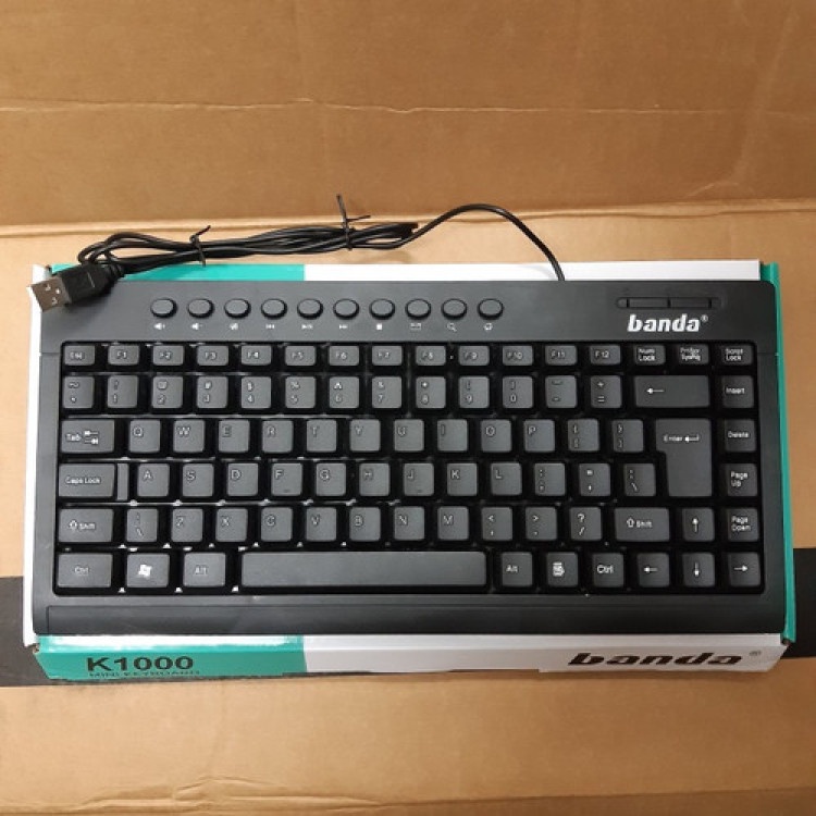 Jual Keyboard Mini USB Banda K1000 K-1000 K 1000 Keyboard Minimalis ...