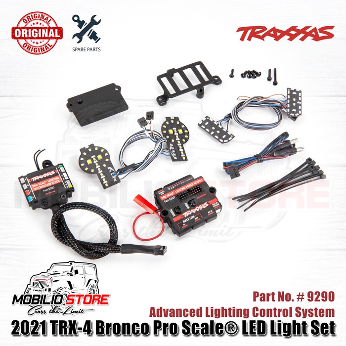 Kit Éclairage LED Traxxas TRX-4 Ford Bronco 2021 - Phares, Clignotants, Feux Arrière