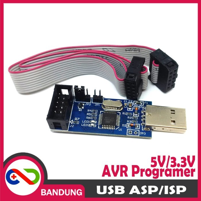Jual USB ISP ASP PROGRAMMER FOR ATMEL AVR | Shopee Indonesia