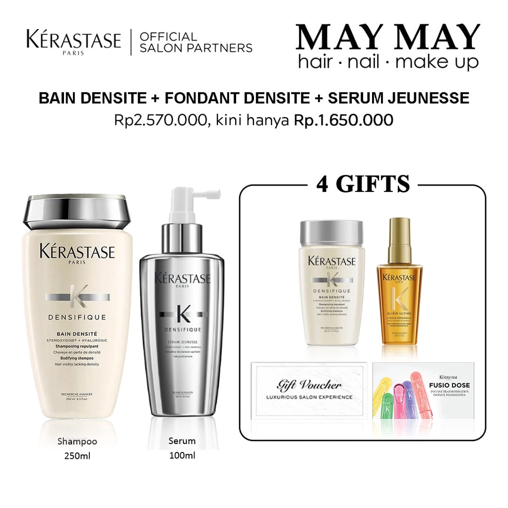 Jual Kerastase Densifique Duo Shampoo dan Serum Penebal Rambut