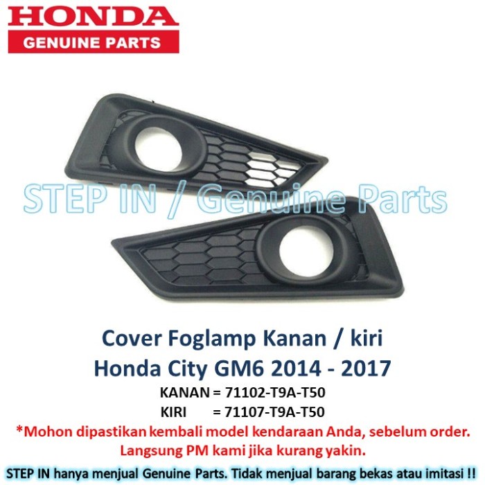 Jual Cover Fog Lamp Honda City Tutup Foglamp Kanan