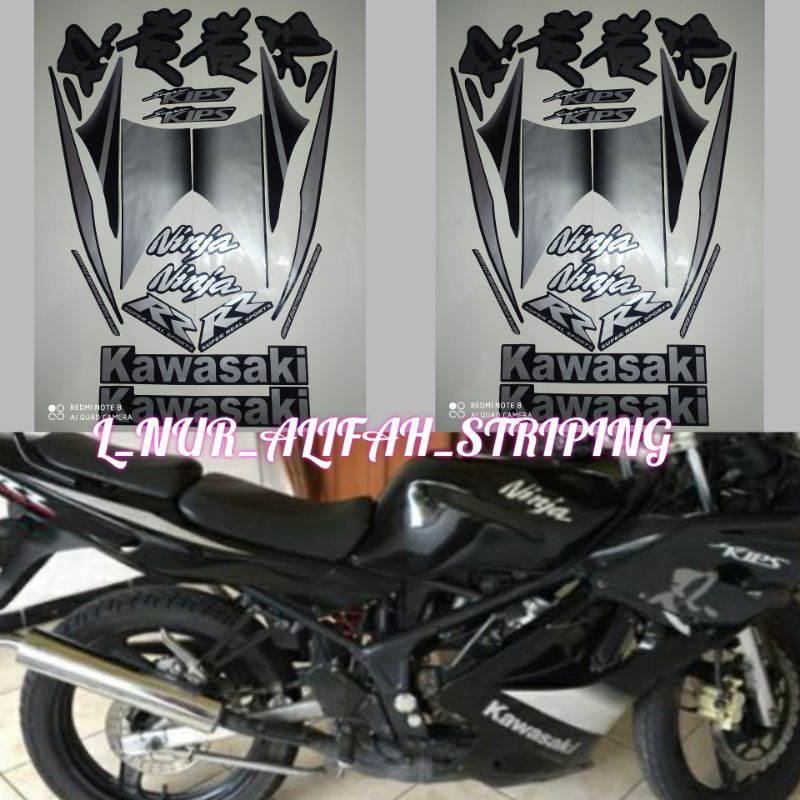 Jual STIKER STRIPING LIS LES POLET BODY MOTOR KAWASAKI NINJA RR 2010 ...