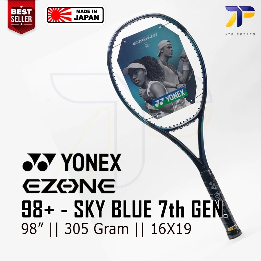 Jual Raket Tenis Tennis Racket Yonex Ezone 98 Plus Sky Blue 2022 305