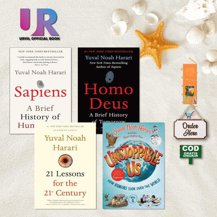 Jual Sapiens - Homo Deus - Unstoppable Us Volume 1 & 2 By Yuval Noah ...