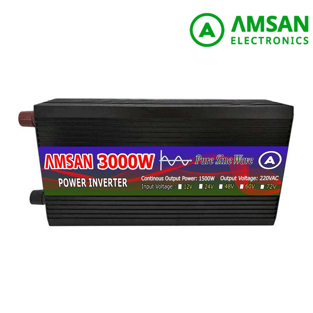 Jual Inverter Pure Sine Wave 3000W 12V 24V DC to AC 220V | Shopee Indonesia