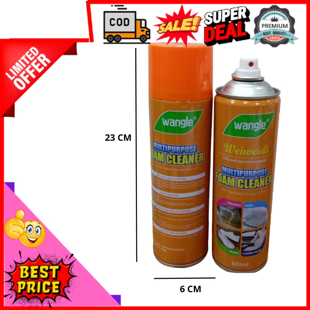 Jual Perawatan Kendaraan Cleaner Foam Wangle Kitchen Spray Pembersih ...