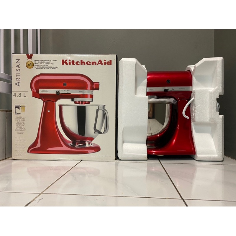 Jual HARGA PROMO KitchenAid Artisan Series 4,8 L Stand Mixer Merah