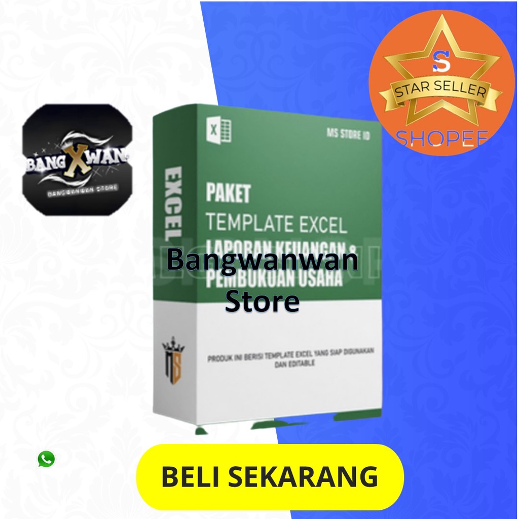 Jual Template Laporan Keuangan Pembukuan Usaha Shopee Indonesia 5715