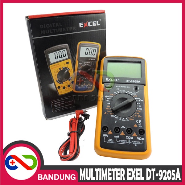 Jual EXCEL DT-9205A DT 9205A DIGITAL MULTIMETER AVO AVOMETER ...
