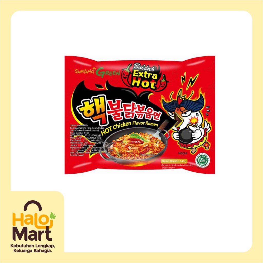 Jual Samyang Hot Chicken Ramen Original Mie Instan [140 G] Shopee