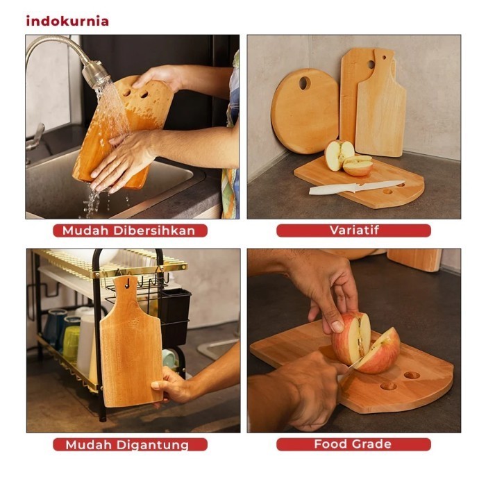 Jual BEZTON Talenan Kayu Gagang Kecil PremiumTalenan Kayu Pinus Food ...