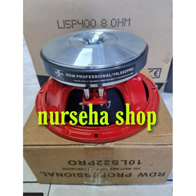 Jual Speaker Komponen RDW 10 inch RDW10LS22PRO ORIGINAL | Shopee Indonesia