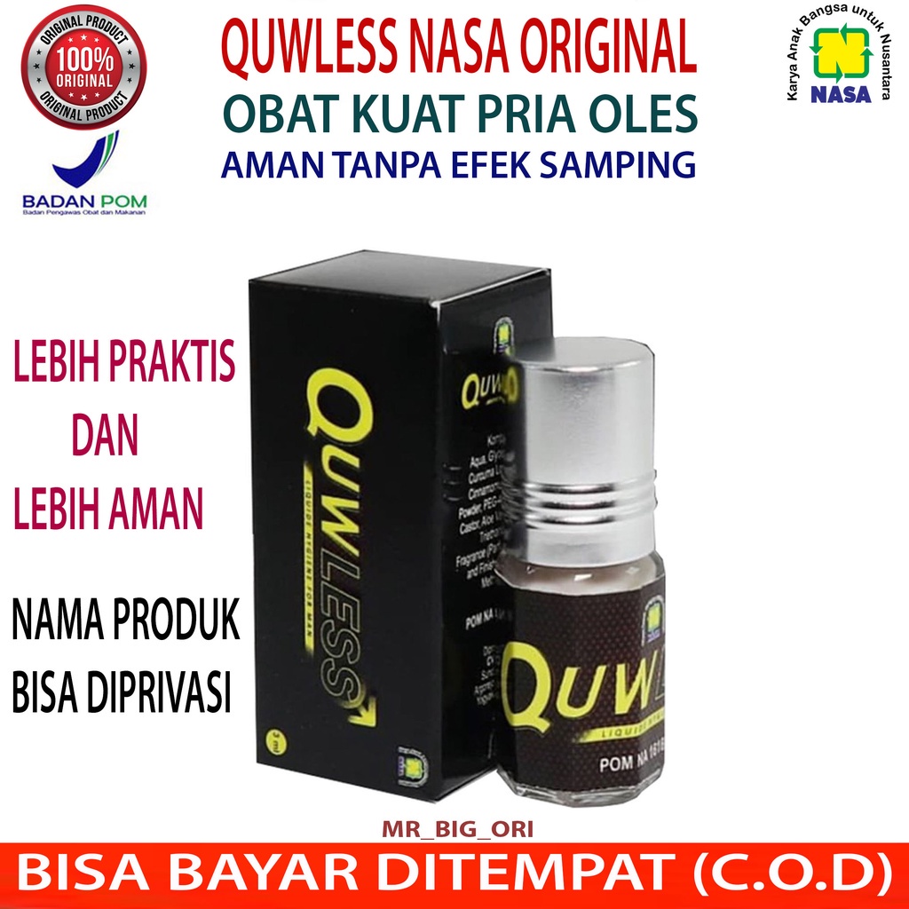 Jual Quwless Nasa Original Pria Tahan Lama Shopee Indonesia