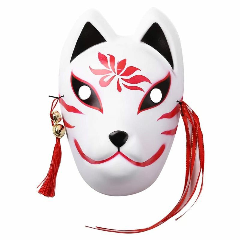Jual Topeng Rubah Anbu Full Face Cosplay Ninja Kakashi Japan Anime Fox ...