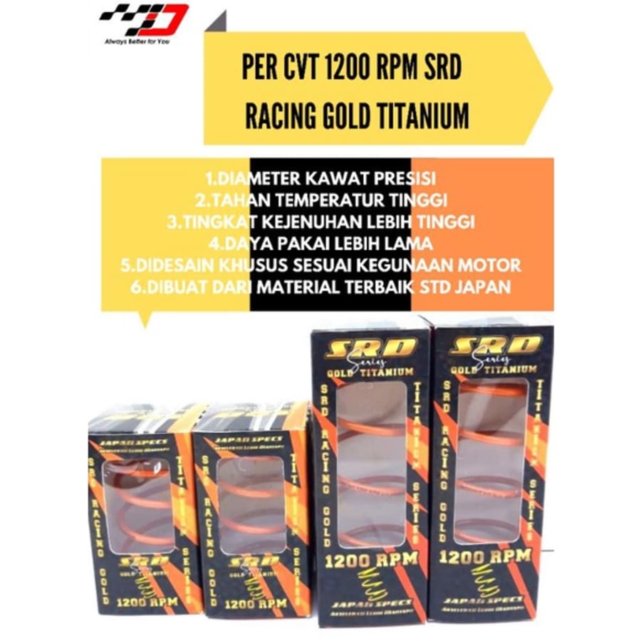 Jual PER CVT RACING 1200 RPM ALL MATIC SRD. RACING GOLD PLATINUM GRAFIR ...