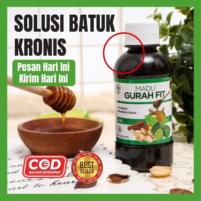 Jual Madu Gurahfit Obat Herbal Batuk Berdahak Asma Gurah Fit Asli Manjur Shopee Indonesia 6245