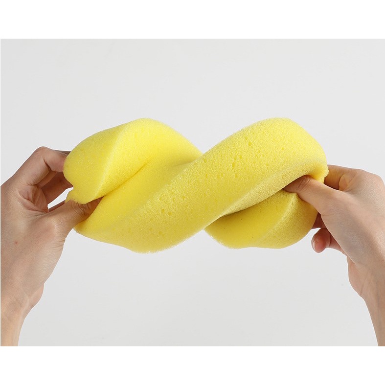 Jual Spon Sponge Busa Cuci Kuning 8 Motor Mobil Piring | Shopee Indonesia