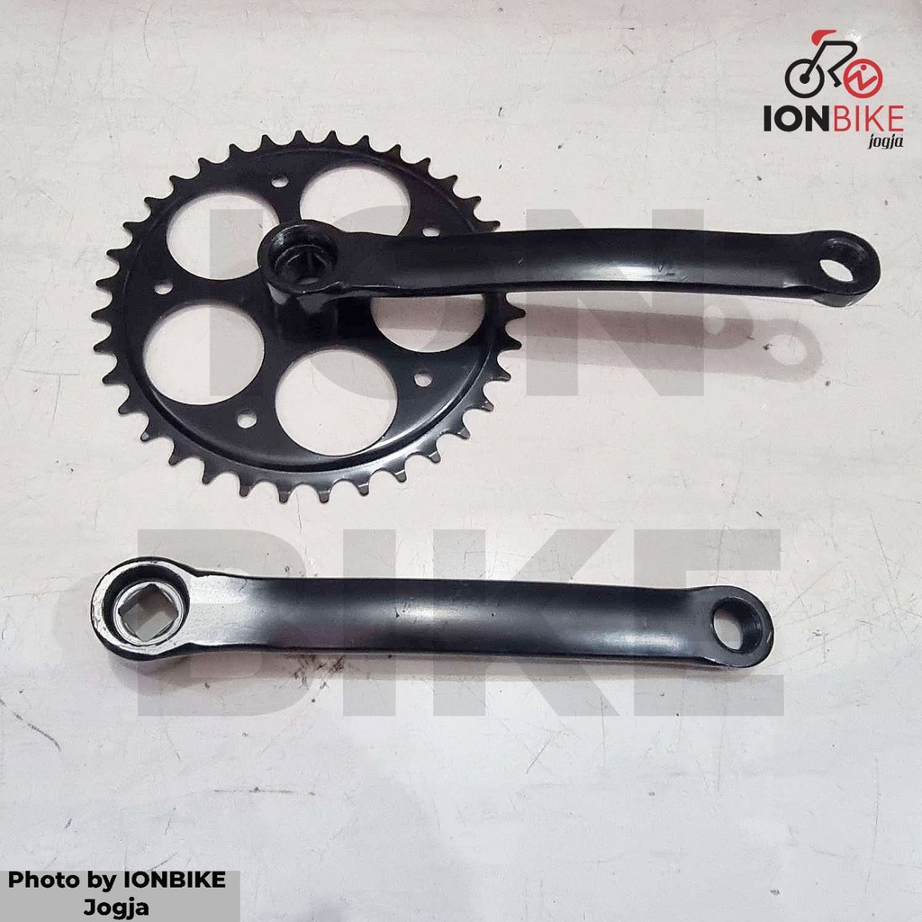 Jual Crank 36T Besi Unicycle Gir Tengah Sepeda Jengki Mini Onthel 36 T ...