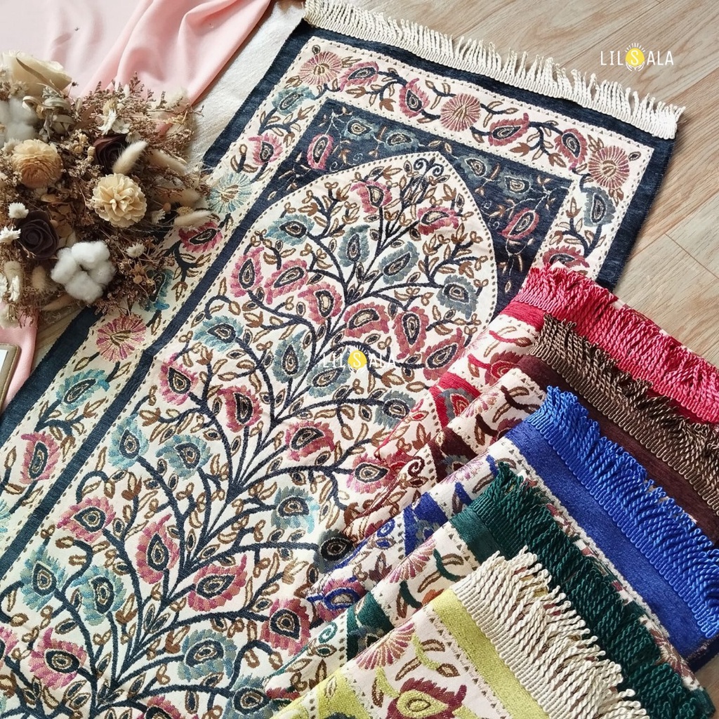 Souvenir Sajadah Fitrah Free Tasbih Parcel Lebaran Gift Box Tasyakuran Tahlil Umroh Hadiah Kado Guru