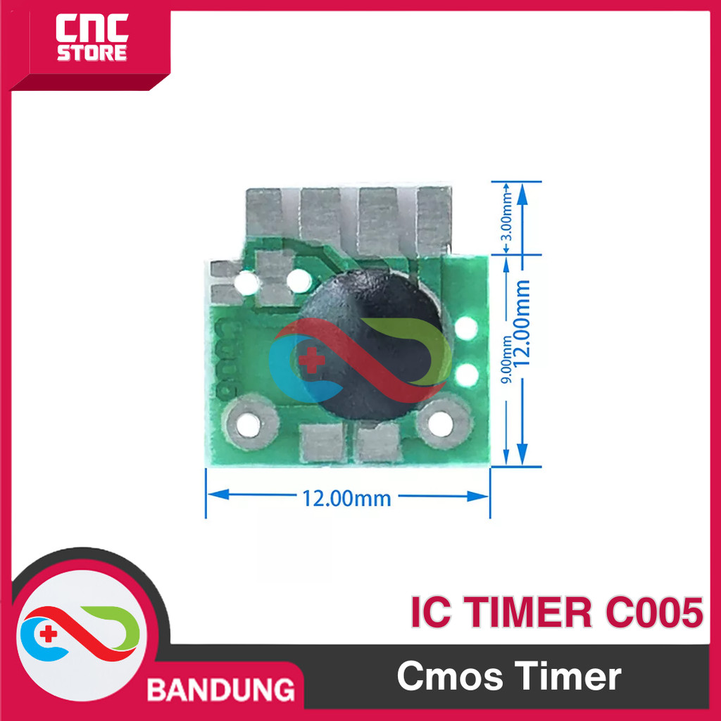 Jual IC TIMER C005 TIMER CMOS TIMER PRESISI 2 DETIK SAMPAI 1000 JAM COB ...