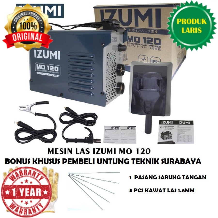 Jual Heavy Duty Mini Inverter Kawat Terbaik Izumi Mig Las Listrik Tanpa ...