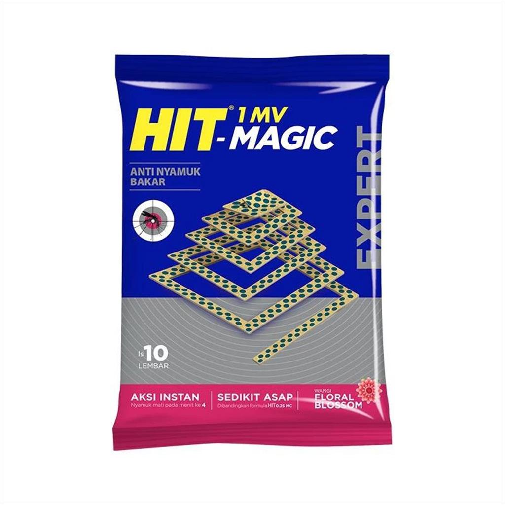 Jual Hit Magic Piramida Expert - Obat Anti Nyamuk Bakar Isi 10`S Floral ...