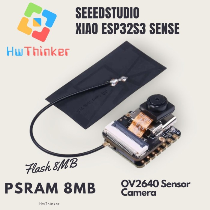 Jual Seeed Studio XIAO ESP32S3 Sense OV2640 Camera ESP32-S3 WIFI BLE 5. ...