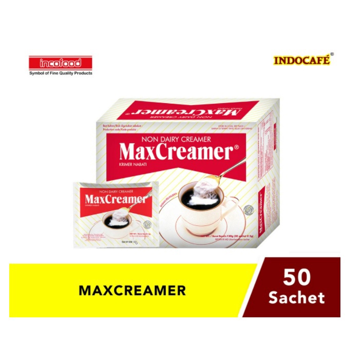 Jual Max Creamer MaxCreamer (Non Dairy Creamer) Krimer Sachet 50pcs (1