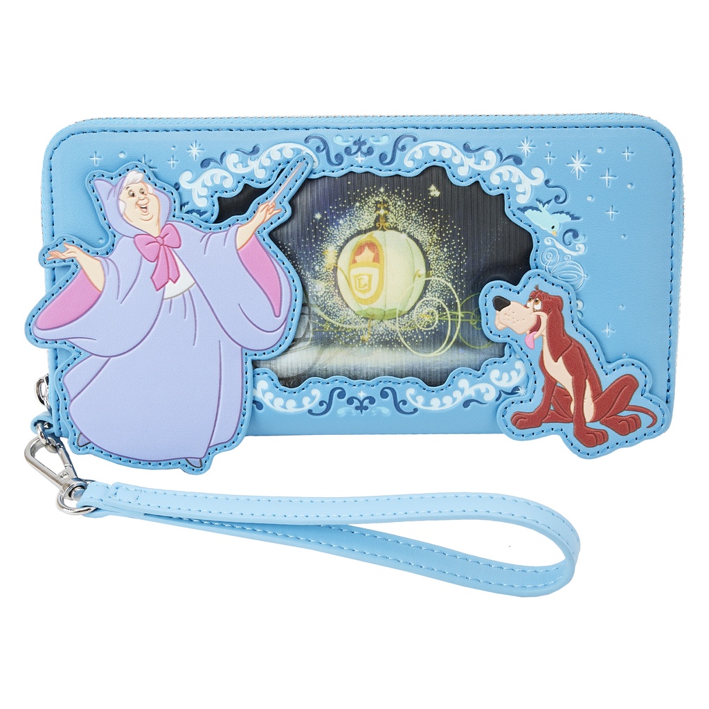 Buckle-Down Disney Cinderella Zip Around Wallet - Vegan Leather Wristlet Wallet, 7.5x4.5 Inches - View #2