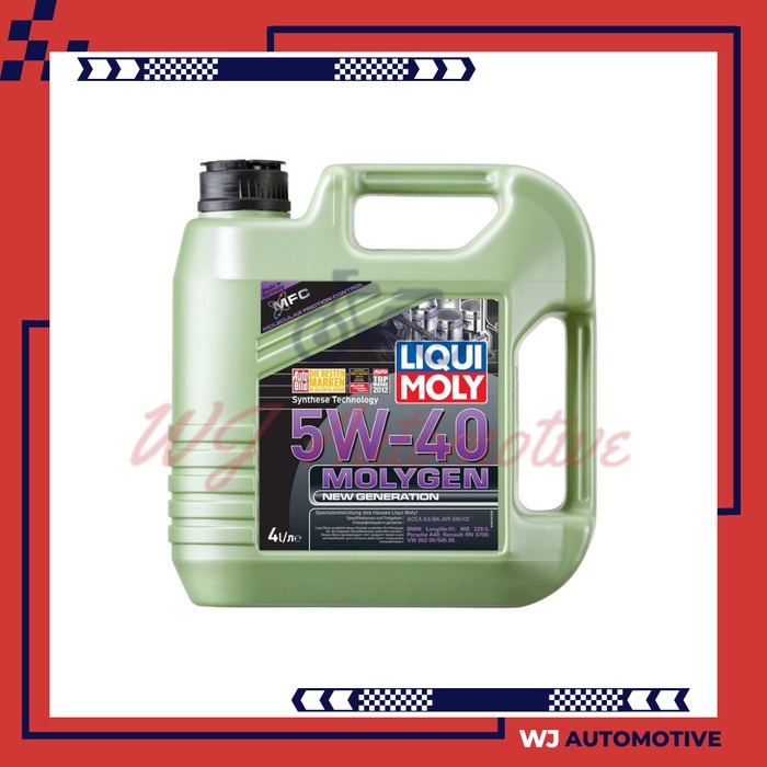 Jual Liqui Moly 5W40 Molygen 4 Liter Oli Mobil LiquiMoly 5W 40 4 Liter ...