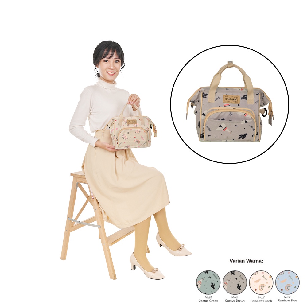 Jual Dialogue Baby Cooler Bag Double Fungsi Lunch Diaper Bag Heaven
