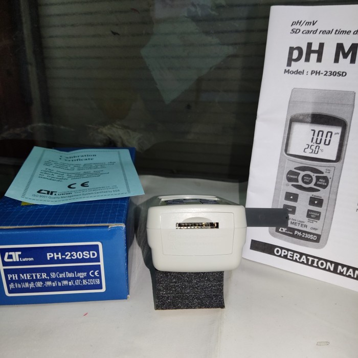 Jual LUTRON PH230SD PH Meter Data Logger ( belum termasuk PH probe