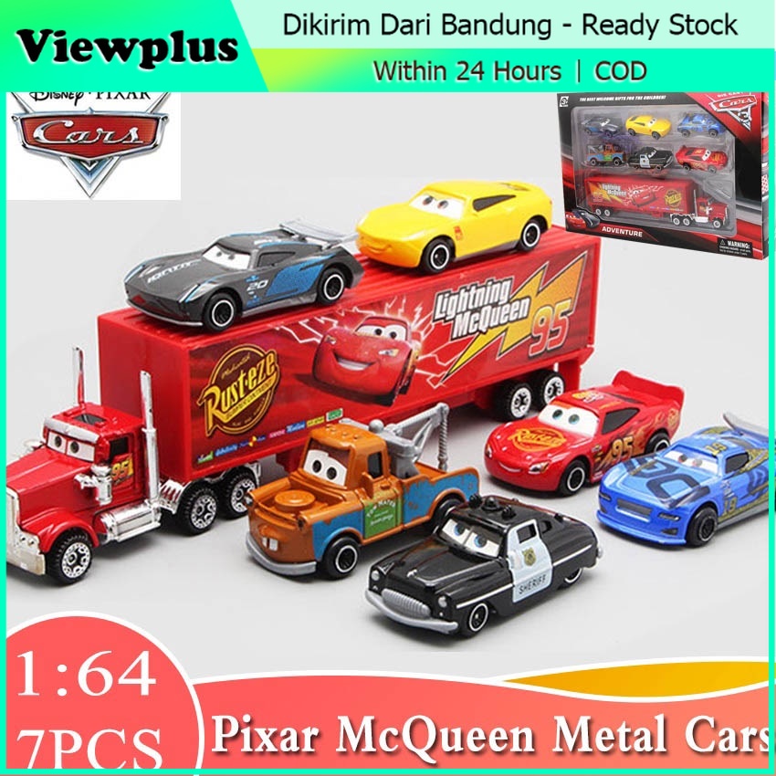 Jual Mainan Anak Disney Pixar Cars Mini Diecast Mobil Mcqueen bahan ...