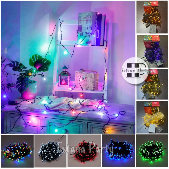 Jual Lampu Tumblr LED / Lampu Hias Led 10M Kabel Hijau | Shopee Indonesia