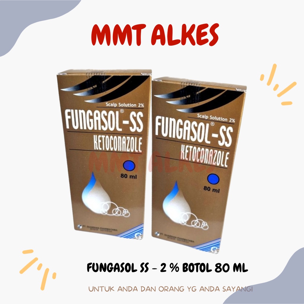 Jual FUNGASOL SS - 2 % BOTOL 80 ML shampoo anti ketombe | Shopee Indonesia