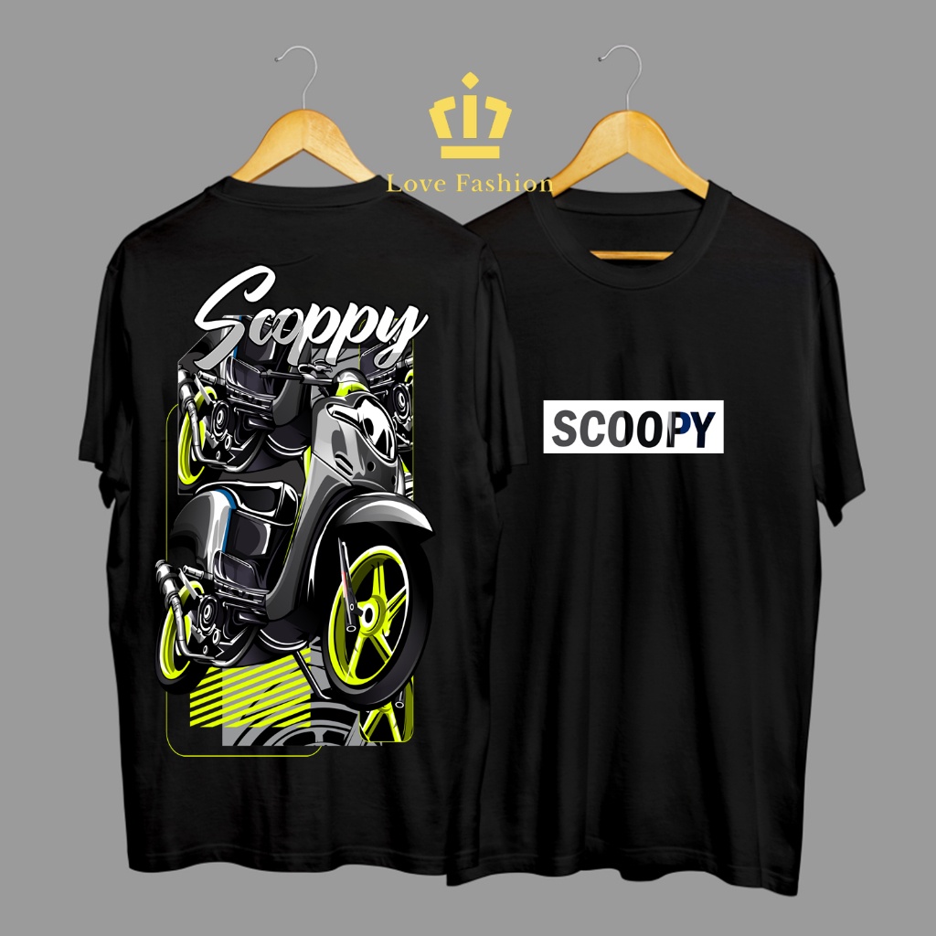 Jual Kaos Tshirt Baju Distro Motor Honda Scoopy Matic Scooter Abu ...
