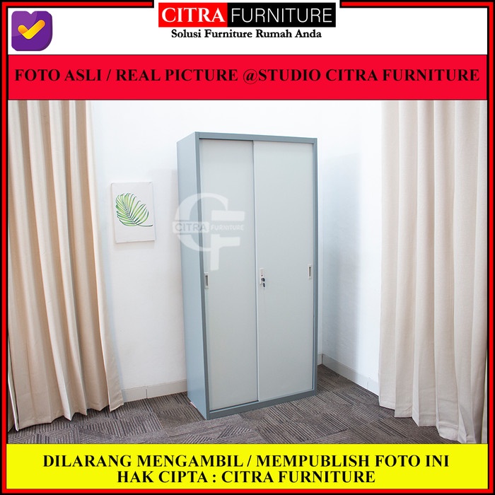 Jual Lemari Arsip Besi Pintu Sliding Besi Kantor File Sleding Geser Lemari Arsip Tanpa