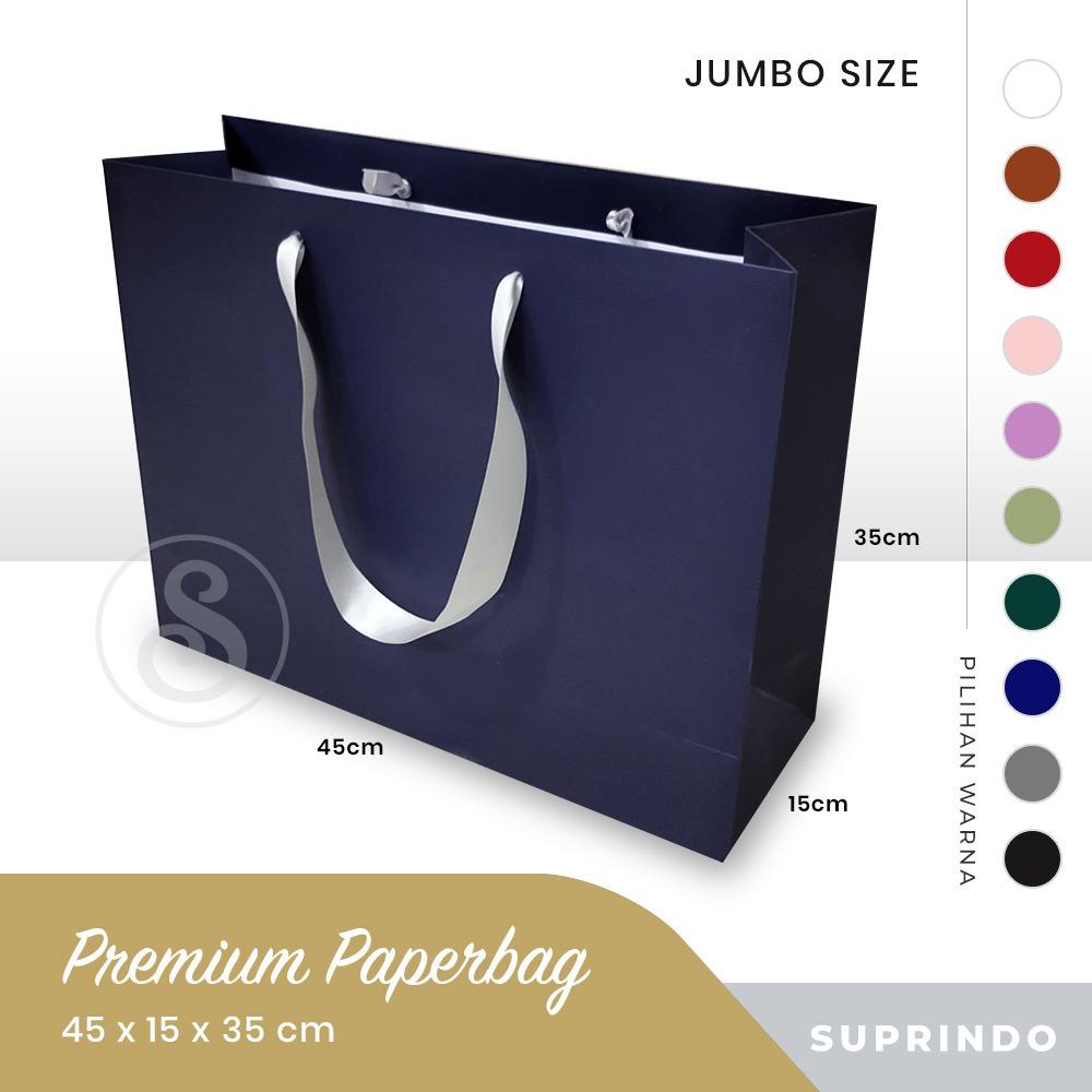 Jual Premium Paper Bag Jumbo / Kantong Kado TEBAL Uk. P45 X L15 X T35 ...