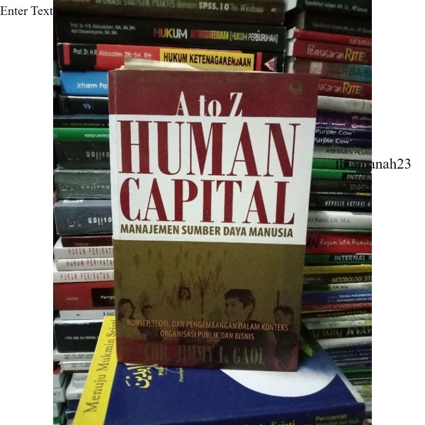 Jual Buku HUMAN CAPITAL manajemen sumber daya manusia By A to Z ...