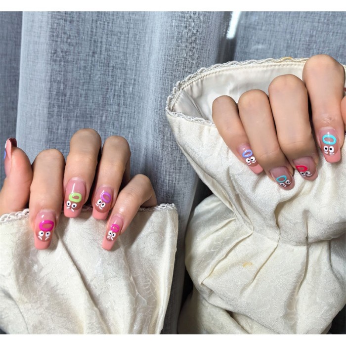 Jual [LOGU] [1] Stiker kuku muncul 3D 5D lucu, Nail Art Sticker Nikah ...
