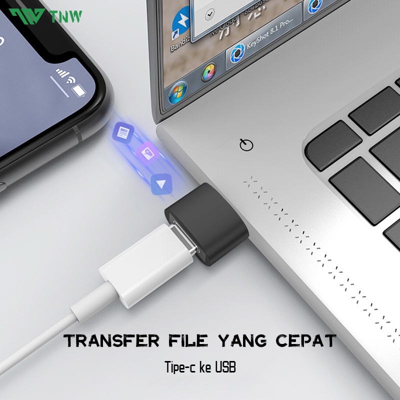 Jual TNW Adaptor Type C ke Micro IOS USB Microphone Adapter | Shopee ...