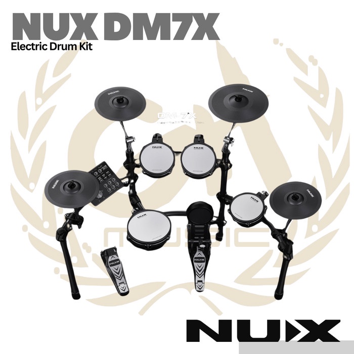 Jual NUX DM7X Electric Drum Kit Digital | Elektrik Set DM-7X Original ...